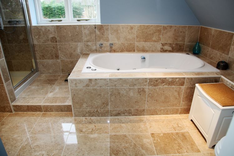 Bathroom tiling project 6