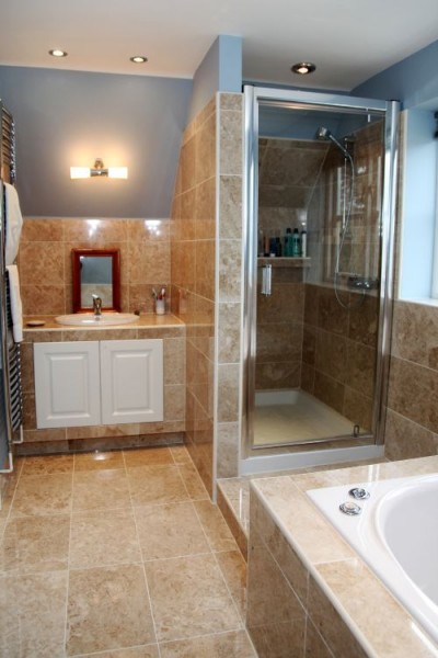 Bathroom tiling project 7