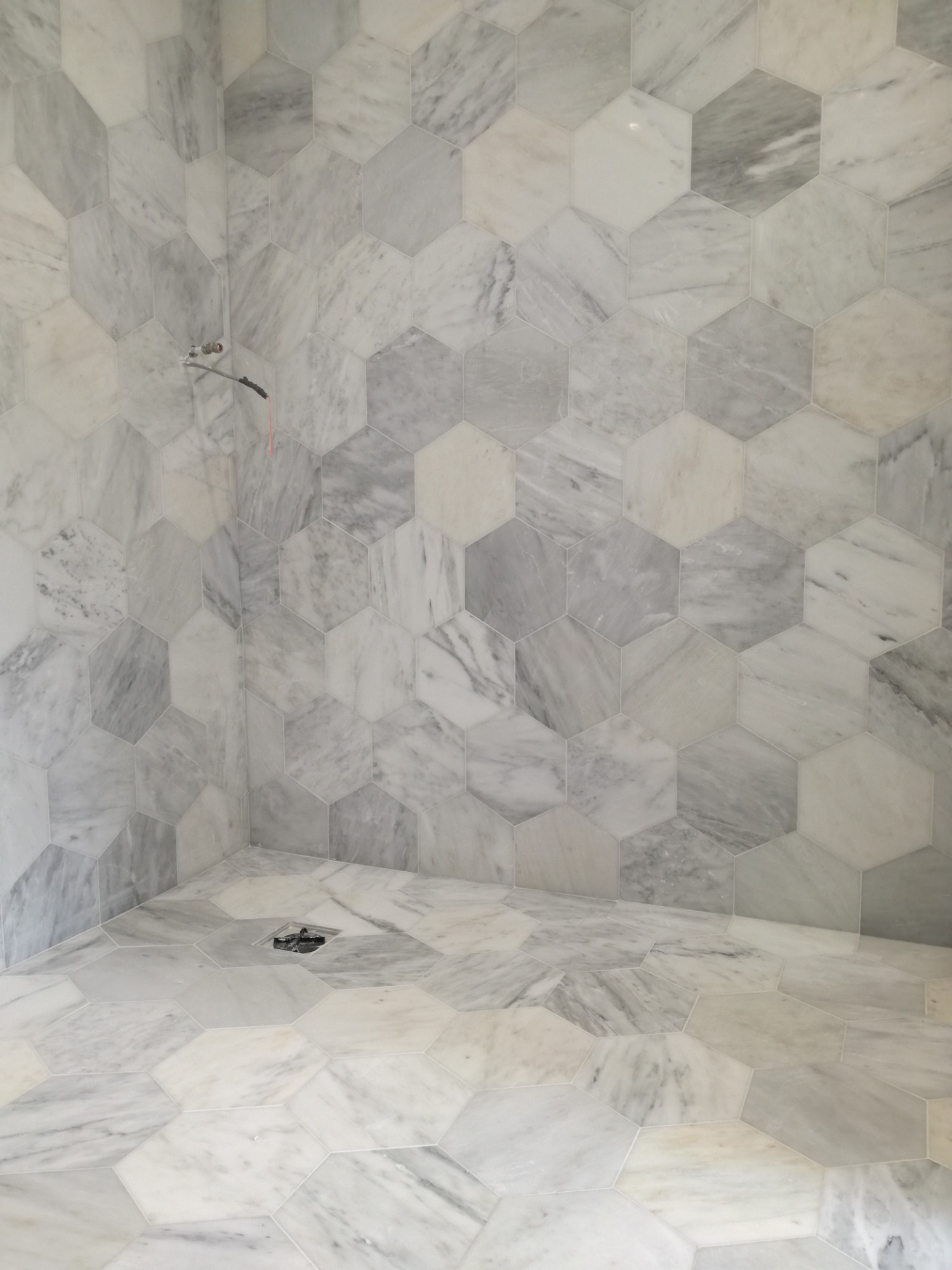 Bathroom tiling project 13