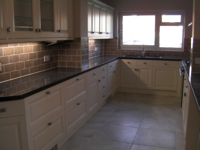 Kitchen tiling project 7